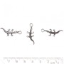 Crocodile Pendant 10x25mm, Pack of 20g (+/-17 pcs)