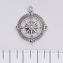 Compass Rose Pendant 25x30mm, Pack of 20g (+/-7 pcs)