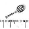 Tennis Racket Pendant 10x30mm, Pack of 20g (+/-14 pcs)