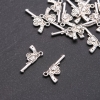 Revolver Pendant Finding, Diameter 1.8mm, Length 24x12mm, Pack 20g, ±16pcs