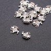 Teapot with Cup Pendant Finding, Diameter 2mm, Length 14x14mm, Pack 20g, ±15pcs
