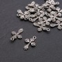 Cross Pendant Finding dmm, L5x16mm, Pack 20g, ±14pcs
