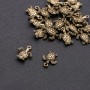 Turtle Finding "Bronze", Diameter 1.5mm, Length 16x13mm, Pack 20g, ±22pcs