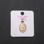 Xuping Sura Pendant, Diameter 14x20mm, Length 2.5cm, Gold Color