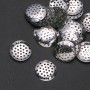 Brooch base hardware "drainer" sieve d20mm, pack of 68 pcs
