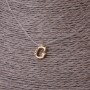 Pendant, 9mm Diameter, on Invisible Silicone Cord, 39-44cm Length