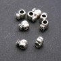 Pandora-Style Money Bag Bead Charm, diameter 11x9mm, hole diameter 4.5mm, pack 20g +/-8pcs