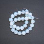 Beads Moonstone (Synthetic) Round, diameter 12mm, strand length 37cm+