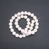 Sponge Coral Beads, White Round 10mm, Strand 39cm