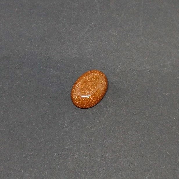 Cabochon Aventurine "Golden Sand" Artificial 25x18mm