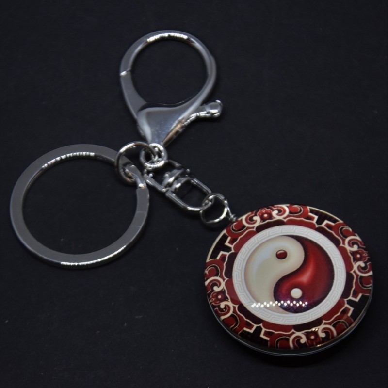Yin Yang Keychain, length 10cm