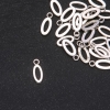Letter "O" Pendant Finding, 17x7mm, Pack of 20g +/-25pcs
