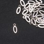 Letter "O" Pendant Finding, 17x7mm, Pack of 20g +/-25pcs