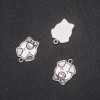 Piglet Pendant Finding 16x20mm, 20g Pack +/-9pcs