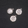 Findings Pendant Coin George V 19x16mm, 20g Pack +/-9pcs