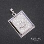 Xuping Sura Pendant 39x30x25mm Rhodium