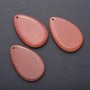Natural Aventurine "Golden Sand" Pendant, Teardrop 35x55mm