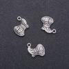 Money Bag Pendant Finding, diameter 14mm, length 15mm, pack 20.8g, 11 pcs (+/-)