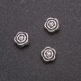 Spacer Bead Findings, 7x4mm, hole diameter 1mm, pack 20g +/- 38 pcs