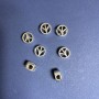 Spacer Bead, 12x6mm, Inner Diameter 4.3mm, Pack of 20g, 10 pcs