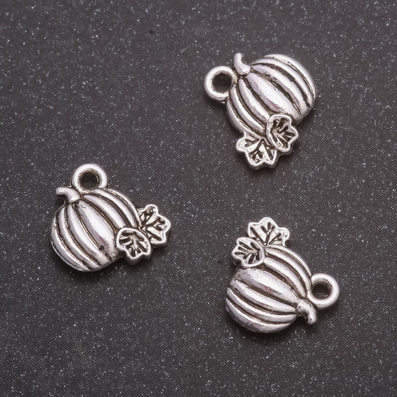 Pumpkin Pendant Finding, 10x11mm, Pack of 20g +/-27pcs
