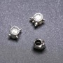 Clock Insert Findings, 9x9mm, 4.5mm Inner Diameter, 20g Pack (+/-14 pcs)