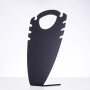 Jewelry Stand for 2 Pairs of Earrings, Black Plastic, height 195mm, width 116mm, depth 57mm
