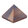 Tiger's Eye Stone Pyramid Souvenir, height 3cm, width 4cm(+-)