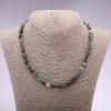 Prehnite Necklace, Tumbled, Diameter 7x10mm, Length 46cm