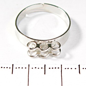 Price per Pack /10 pcs. 10mm Ring Base with 6 Loops