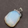 Acorn Pendant made of Moonstone (Synthetic), 24x36x40+-mm