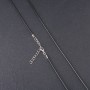 Price per Pack /10pcs. Waxed Cord for Pendants, Diameter 1.5mm, Length 60-68cm, Black
