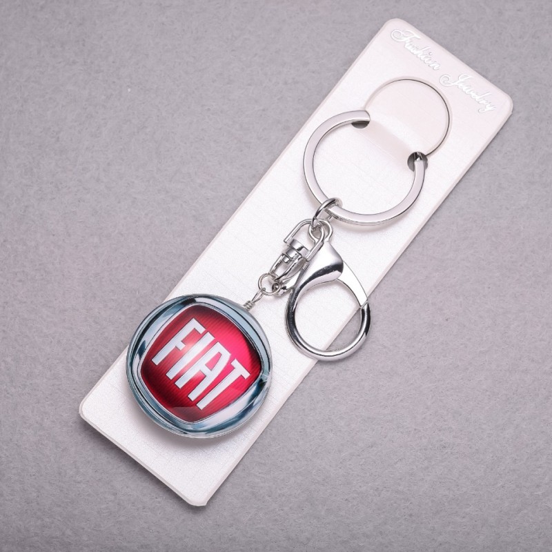 Fiat Car Keychain, length 10cm