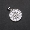 Pendant Yarilo White Pearl, diameter 32mm
