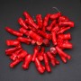 Red Coral Beads, Tumbled Branch, Diameter 10x40 +/- mm (Price per 100g)