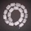 Rock Crystal Bead Strand, Diameter 13x18 (+/-) mm, Length 42cm