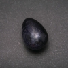 Souvenir Egg Made of Natural Stone Blue Sand Aventurine Night of Cairo, 35x25+/-mm