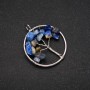 Pendant "Tree of Happiness" Sodalite, 30mm Diameter