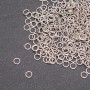 Connecting Jump Rings, 5mm Diameter, Gray Metal, 20g Pack