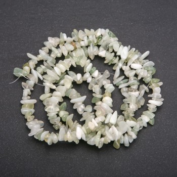 Beads on Fishing Line, Onyx Chips, Diameter 7 (+/-) mm, Length 80cm