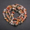 Beads on Fishing Line, Assorted Stone Chips, Diameter 7 (+/-) mm, Length 80cm