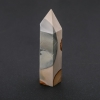 Faceted "Pencil-Point" Crystal Souvenir, Natural Mukaite Jasper Assorted (price per 100g), weight from 80g