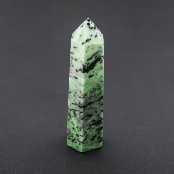 Faceted "Pencil" Crystal Souvenir, Natural Zoisite Stone, Assorted (price per 100g)