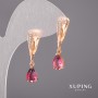 Xuping Chameleon Earrings 6x30mm 18K Gold Plated