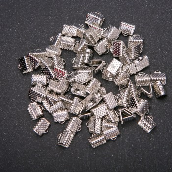 Cord End Caps 7, 4x8mm, Pack of 80 (approx. 24g)