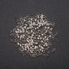 Crimp Findings "Zahipy", diameter 3mm, metal color "Silver" 8g
