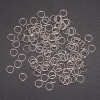 Jump Ring Findings, Diameter 6mm, Gray Metal, 25g Pack