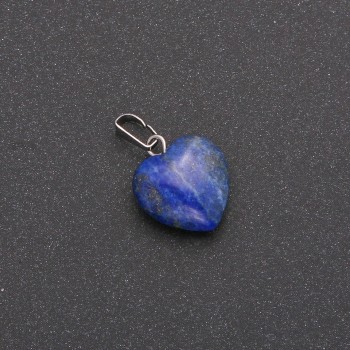 Pendant Heart Lapis Lazuli 14x14x23mm