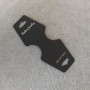 Black Jewelry Display Board 4x10cm, Plastic, 200pcs/pack