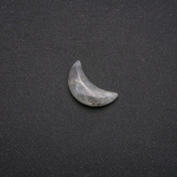 Labradorite Souvenir Stone in Moon Shape 16x30x8(+/-)mm